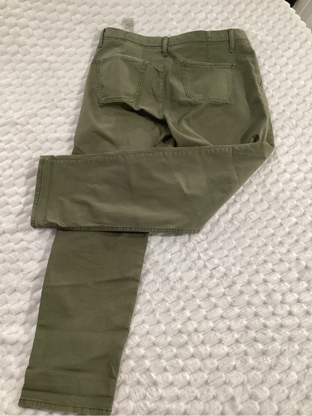 Banana Republic Olive Straight-Leg Utility Chinos size 8 #40 - Picture 5 of 8